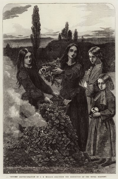 Hojas de otoño de John Everett Millais